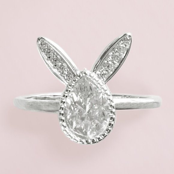 RARE Bunny Heart Ring, 925 Sterling Silver Charmed Aroma 2018 - Picture 6 of 10